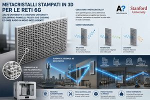 Aalto e Stanford testano pannelli stampati in 3D per guidare i segnali 6G