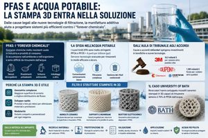 PFAS e acqua potabile perché la stampa 3D può diventare parte della risposta