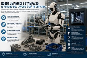 Robot umanoidi, lavoro umano e stampa 3D il legame è più concreto di quanto sembri