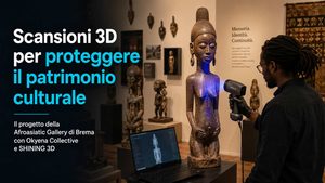 Scansioni 3D per proteggere le sculture della Afroasiatic Gallery di Brema