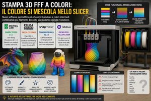La stampa 3D FFF a colori entra in una nuova fase software