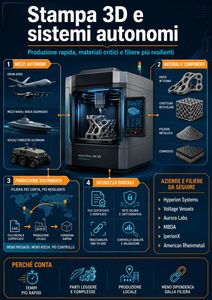Non solo droni la stampa 3D diventa una leva industriale per la difesa moderna