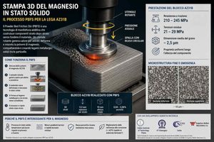 Stampa 3D del magnesio in stato solido il processo PBFS apre una strada diversa per la lega AZ31B