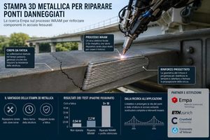 Empa usa la stampa 3D metallica per studiare nuove riparazioni dei ponti in acciaio