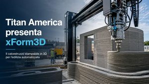 Titan America xForm3D, il calcestruzzo stampabile in 3D per l’edilizia automatizzata