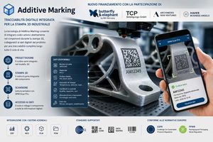 Additive Marking finanzia lo sviluppo dei codici GS1 incorporati nei componenti
