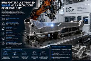 BMW porterà la stampa 3D WAAM nella produzione di serie dal 2027