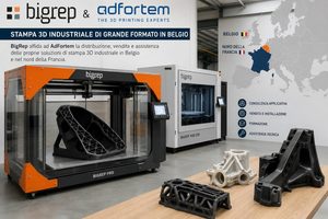 BigRep sceglie AdFortem per la stampa 3D industriale di grande formato in Belgio