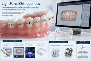 LightForce punta sulla produzione su larga scala degli apparecchi ortodontici personalizzati stampati in 3D