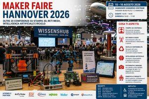 Maker Faire Hannover 2026: oltre 30 conferenze su stampa 3D, reti mesh, intelligenza artificiale e riciclo