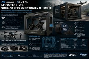 Modovolo integra il nylon al grafene di Lyten nella piattaforma di stampa 3D modulare BFP