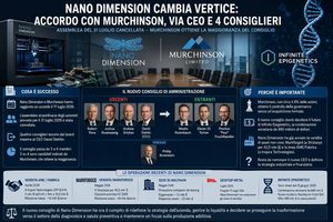 Nano Dimension cambia vertice accordo con Murchinson, via il CEO e quattro consiglieri