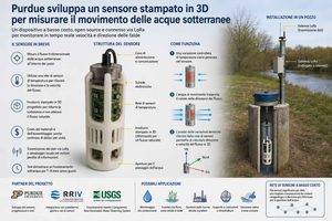 Purdue sviluppa un sensore per le falde acquifere stampato in 3D e a basso costo