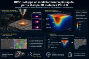 UCSB sviluppa un modello termico più rapido per controllare la microstruttura nella stampa 3D metallica