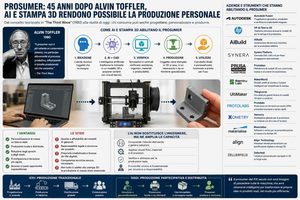 L’idea formulata da Alvin Toffler nel 1980. Dal consumatore al prosumer, come intelligenza artificiale e stampa 3D possono cambiare la produzione personale