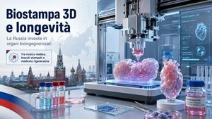 Biostampa 3D, mini-maiali e organi artificiali cosa c’è nel programma russo sulla longevità