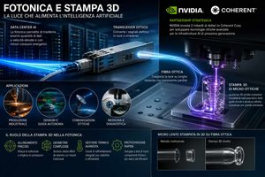 Fotonica e stampa 3D il ruolo di Coherent nei data center per l’AI