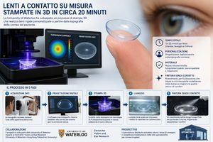 La University of Waterloo sviluppa lenti a contatto rigide personalizzate su misura con stampa DLP