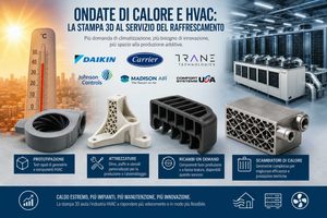 Condizionatori, data center e ricambi  la stampa 3D entra nella filiera HVAC