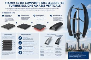 La Concordia University sviluppa pale per turbine verticali con la stampa 4D