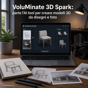 3D Spark Voluminate: l’AI ricostruisce modelli 3D industriali partendo da disegni tecnici e fotografie