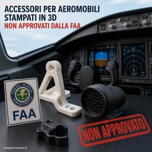 Accessori aeronautici stampati in 3D senza approvazione l’intervento della FAA sul caso MadeByMike3D