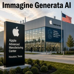 Apple apre a Houston il suo secondo centro statunitense per la manifattura avanzata