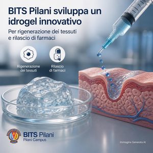 BITS Pilani sviluppa un idrogel stampabile in 3D per pelle e farmaci personalizzati