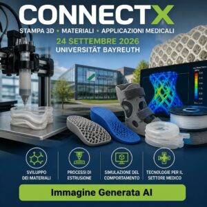 ConnectX porta a Bayreuth il confronto tra stampa 3D, materiali e applicazioni medicali