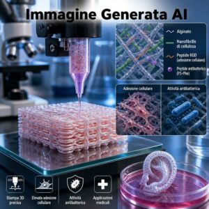 Un bioinchiostro combina precisione di stampa, adesione cellulare e attività antibatterica
