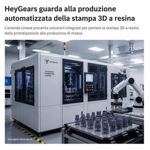 HeyGears studia una linea automatizzata per la produzione 3D in resina