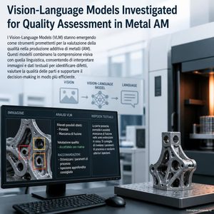 Intelligenza artificiale e stampa 3D metallica i Vision-Language Model entrano nel controllo qualità