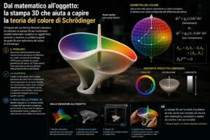 Quando la stampa 3D aiuta la matematica il caso della teoria del colore di Schrödinger