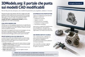 3DModels.org punta sui file modificabili perché il CAD offre più libertà dello STL