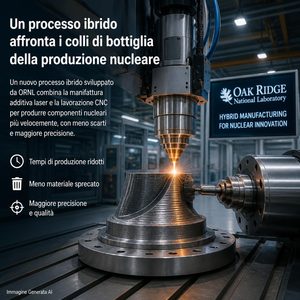 ORNL combina stampa 3D, elettroformatura e HIP per ridurre i colli di bottiglia nella produzione nucleare