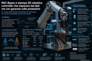 PAC-Bayes e stampa 3D robotica come rendere più affidabili i controller che imparano dai dati