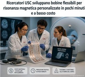 Risonanza magnetica e stampa 3D USC sviluppa sensori flessibili su misura in meno di 10 minuti