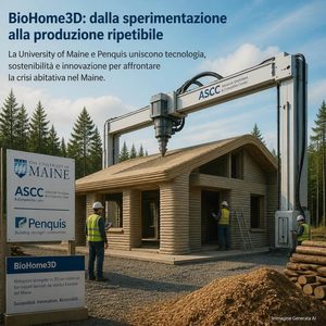 University of Maine e Penquis preparano il primo quartiere BioHome3D con nove abitazioni