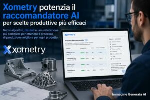 Xometry aggiorna l’AI per scegliere il processo produttivo più adatto