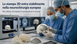 Dal modello anatomico all’impianto cinque anni di evoluzione della stampa 3D nella neurochirurgia europea