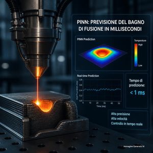 Università di Bologna un modello PINN accelera la simulazione del melt pool laser