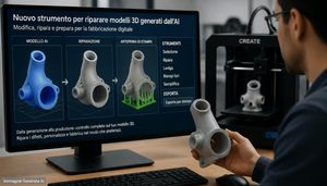 InstructMesh MIT porta l’AI generativa 3D dalla forma alla fabbricazione con riparazioni locali guidate dall’utente