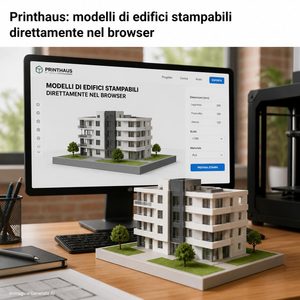 PrintHaus genera edifici parametrici pronti per la stampa 3D direttamente da un configuratore web
