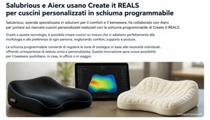 Salubrious porta i lattice in TPU nella produzione seriale di cuscini per carrozzine con la Programmable Foam di CREATE IT REAL