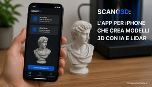 Scano3D trasforma l’iPhone in uno strumento per creare modelli 3D da prompt AI o scansioni LiDAR