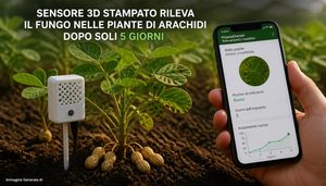 Virginia Tech stampa in 3D un sensore che rileva la Sclerotinia nelle arachidi prima dei sintomi dopo soli cinque giorni