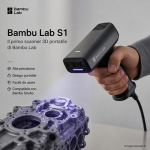 Bambu Lab S1 i documenti FCC confermano il primo scanner 3D standalone dell’azienda