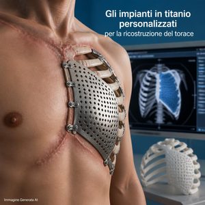 Impianti toracici personalizzati in titanio dalla TAC alla ricostruzione della parete toracica con L-PBF dal Morriston Hospital di Swansea