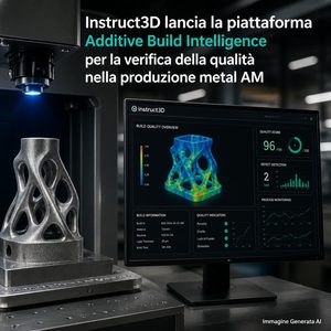 Instruct3D lancia Additive Build Intelligence per collegare monitoraggio, simulazione e verifica nel metal AM