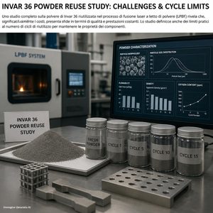 Invar 36 e riutilizzo delle polveri LPBF